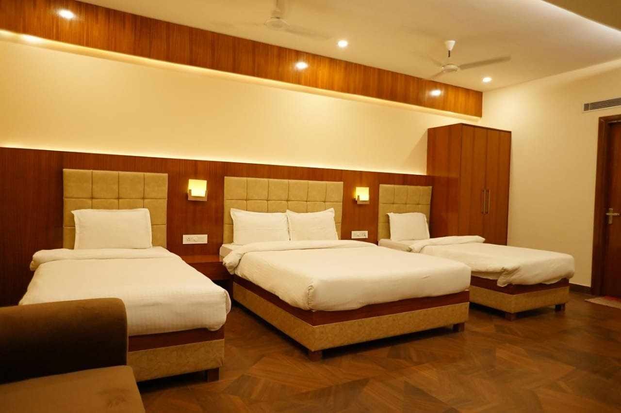 4 Bed AC view 2 - Interior of accommodation at Sri Janaki Mahal Trust
